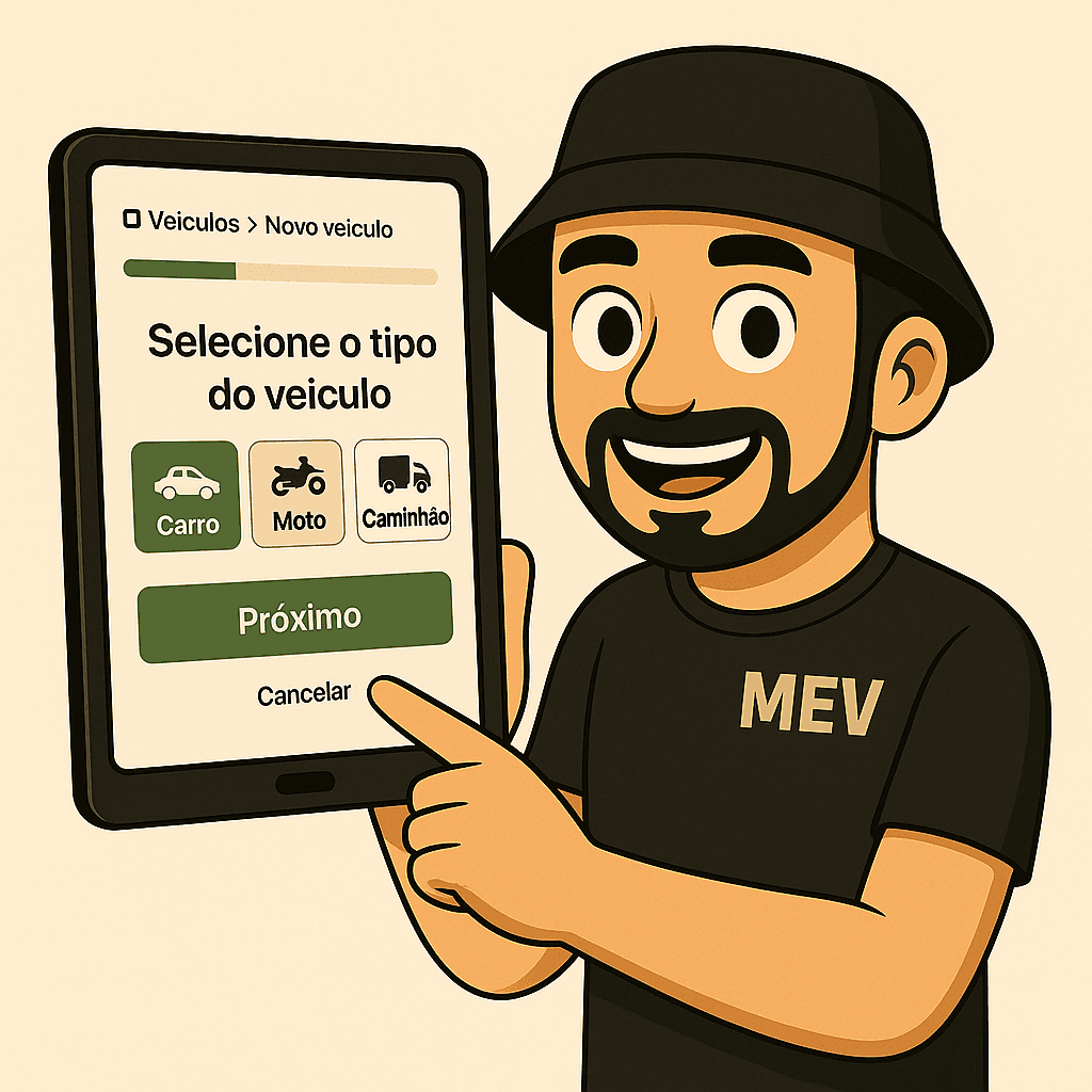 Cadastre seu veículo